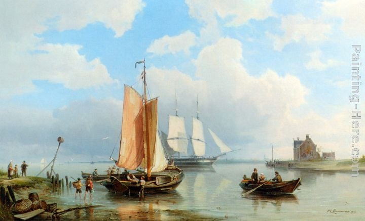 Pieter Christian Dommerson Unloading the Catch